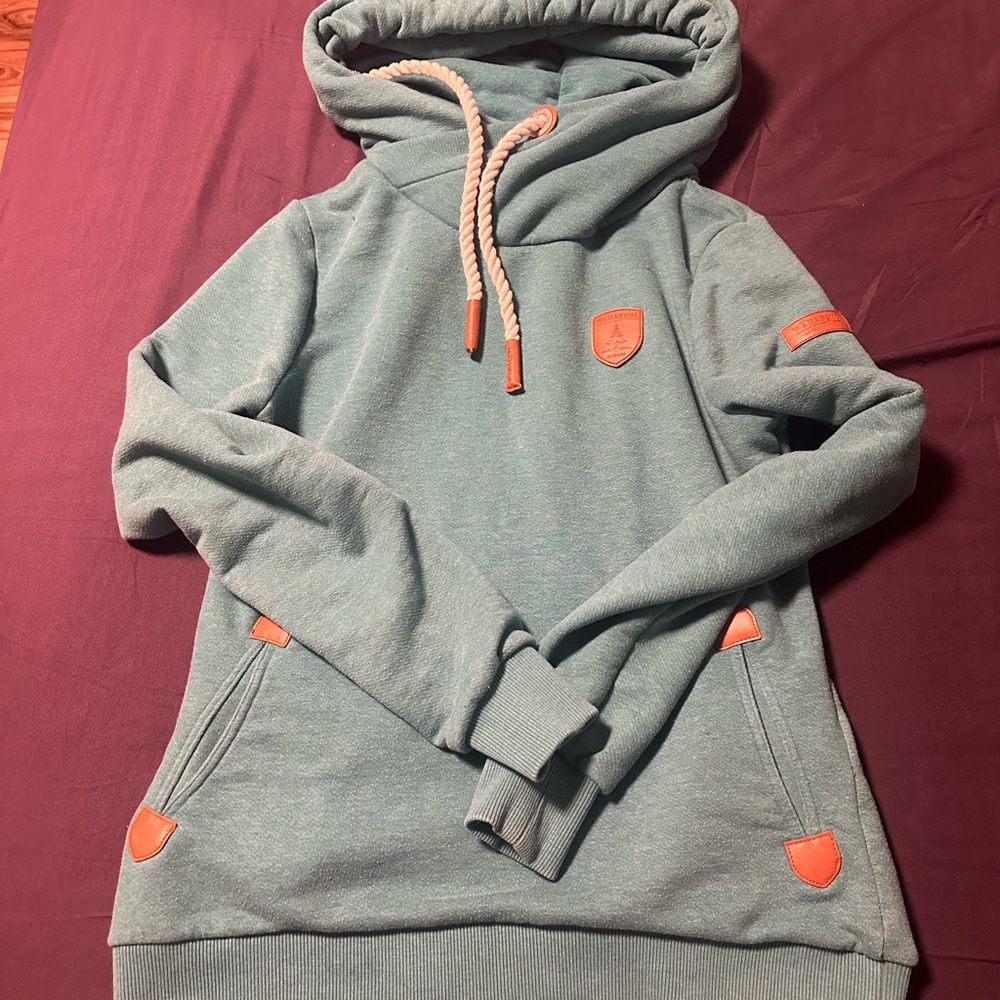 Women's Teal Hoodie Sweater